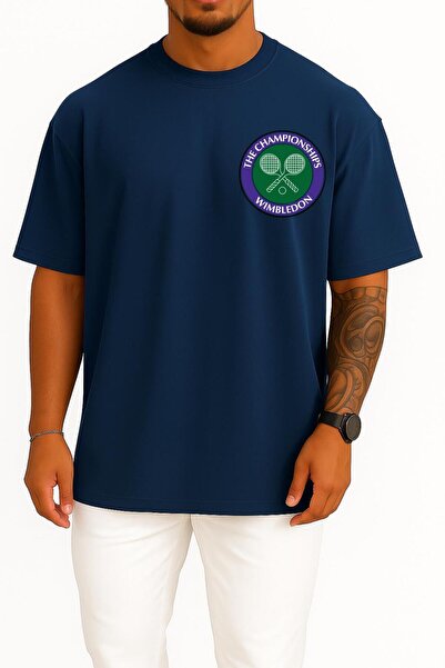 Bahriyeli Collection oversized The Championships Wimbledon T-Shirt Unisex με ...