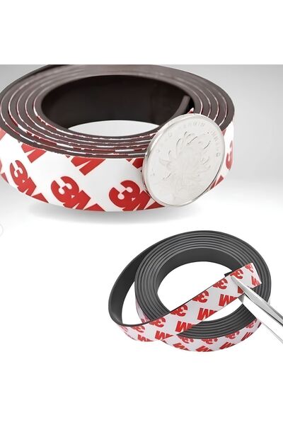 Genel Markalar Yapışkanlı Şerit Mıknatıs Magnet Kes Kullan