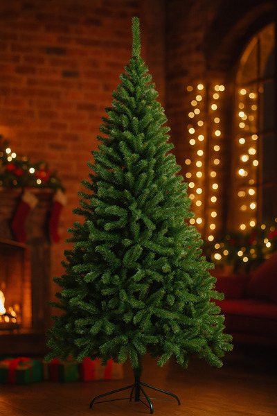 Fillikutum 210 Cm Lüks Yılbaşı 2025 Çam Ağacı – 860 Dal, Metal Ayaklı, Premium Görünüm 🎄