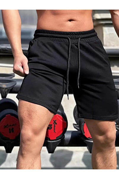 SURMARİ Unisex Comfortable Fit - Αθλητικό σορτς με 2 νήματα