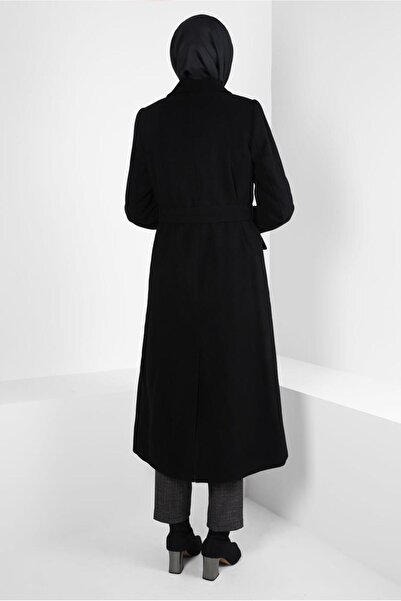 Alvina ΠΑΛΤΟ ΜΕ ΖΩΝΗ ΚΑΙ ΔΙΠΛΟ ΛΑΜΠΡΟ ΚΟΛΑΡΟ 90448