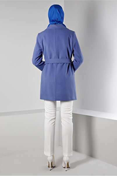 Alvina Belted Buttoned Coat 90359