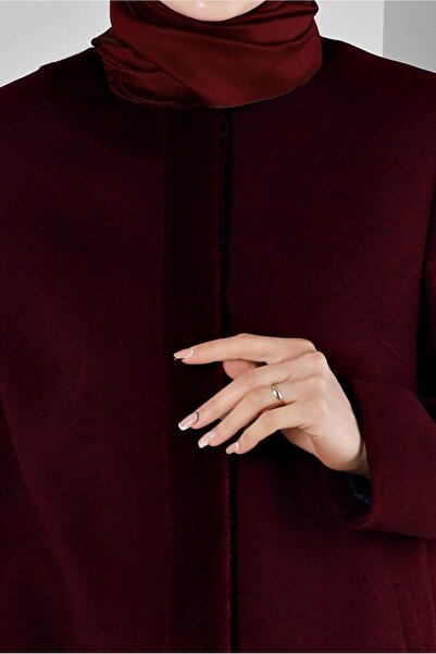 Alvina Fur Detailed Pocket Coat 90366