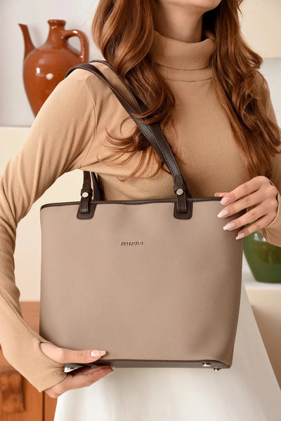 Just Polo Women's Large Size Luxury Hand and Shoulder Bag Size: 24 X 33 cm