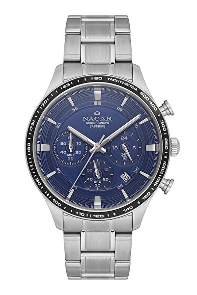 Nacar Sapphire Glass Silver Men's Watch Nc31-299354-Albm