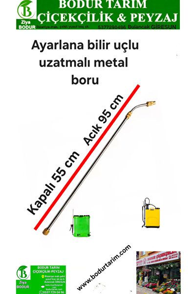 BODUR TARIM Bulancak Giresun 16 Lt Lik Akülü & Manuel ilaç Pompasının uzatmal...