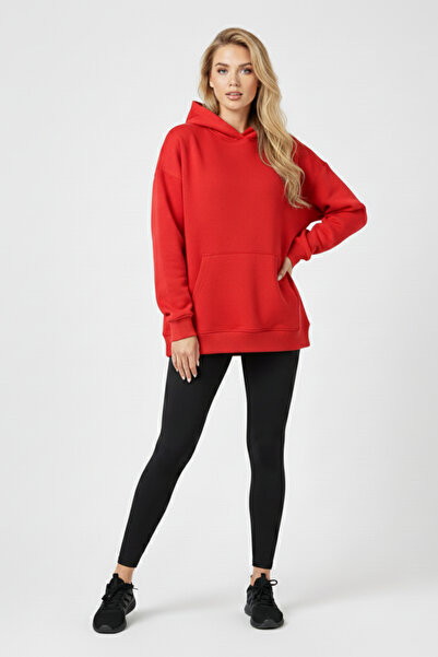 UNCİA OUTDOORS Φούτερ Unisex Oversize με κουκούλα