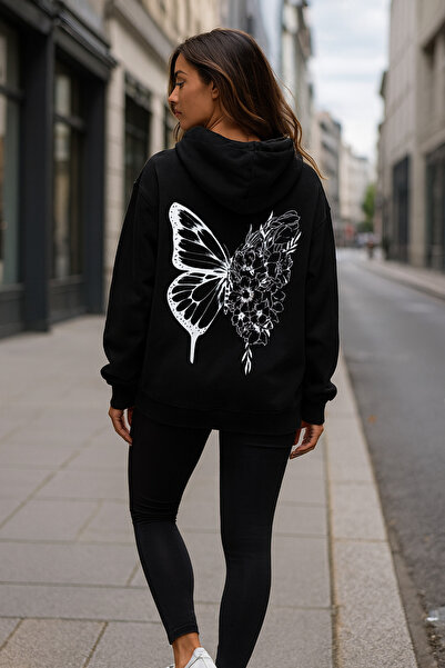 KOZİA OUTDOORS Φούτερ με κουκούλα Vengeance Unisex Oversize - Πίσω στάμπα με ...