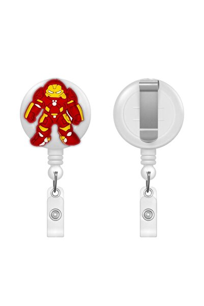 PABALAS حامل بطاقات طوق يويو مع شخصية الرجل الحديدي المنتقمون