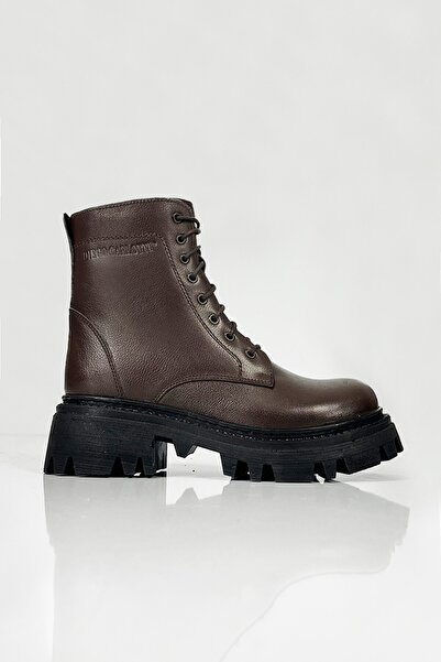 Diego Carlotti Hakiki Deri Kadın Günlük Postal Bot DC9618