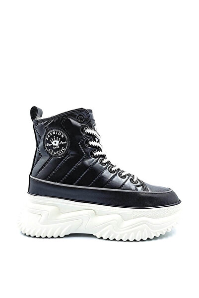 Guja Kadın Yüksek Taban Kar Botu Siyah BLG-22K356