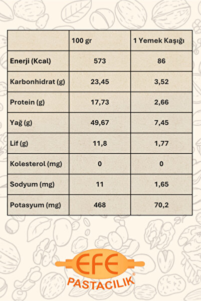 EFE PASTACILIK Susam Beyaz 500 gr