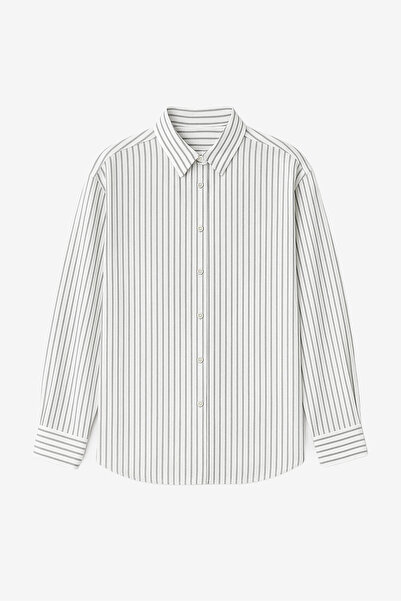 Touché Privé Thin Striped Oversize Shirt
