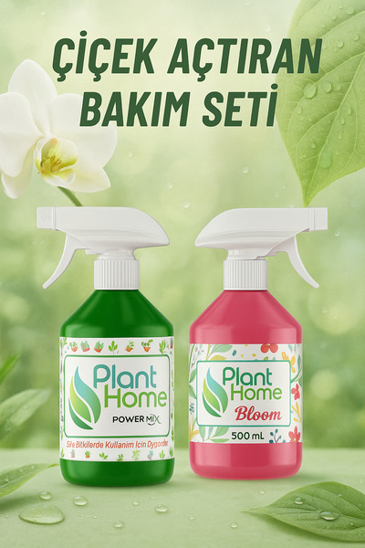 Plant Home Power Mix En İyi Orkide Vitamini - Bakım Seti - Orkide Gelişimi Kök ve Yaprak - Orkide Çiçek Açtıran