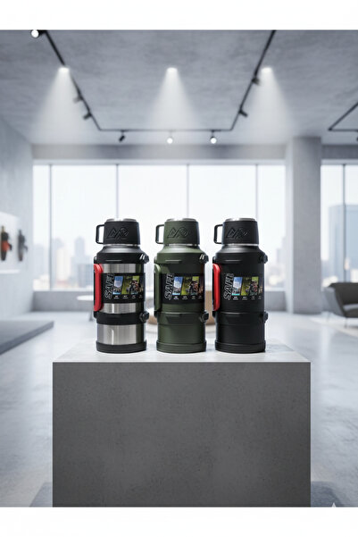 emaar fashion SAFE 3.2 Litre 1 Adet Paslanmaz Çelik Dağcı Vacuum Termos
