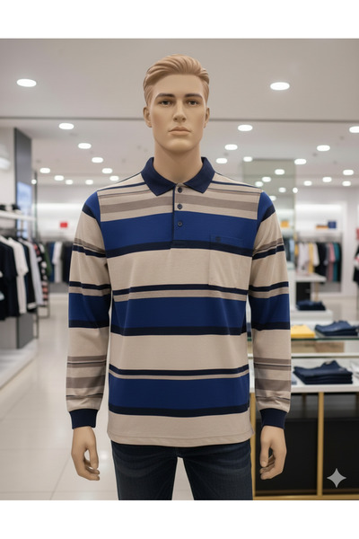 güncüoğlu Tricou polo cu buzunare, mâneci cu nervuri, partea inferioară simpl...