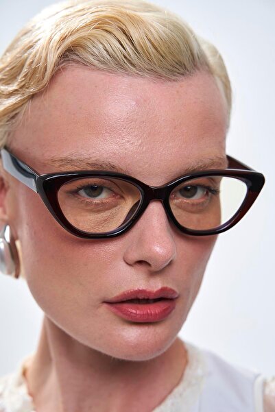 Bilge Karga Asude Brown Blue Light Protective Glasses