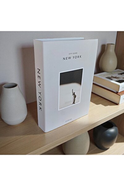 MagicHomeDecor Careal New York Dekoratif Kitap Kutusu