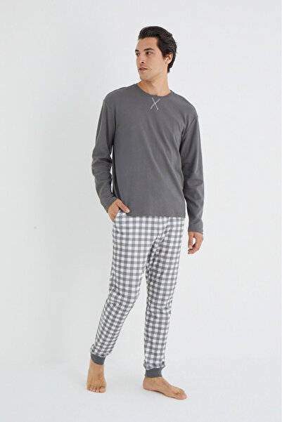 İPEKTENİM TEKSTİL Σετ ανδρικών πιτζάμες