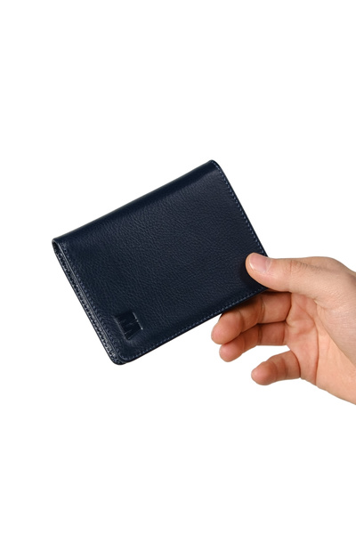 MFT Leather Design 2808 ALEX ШКІРЯНИЙ ГАМАНЕЦЬ СИНІЙ