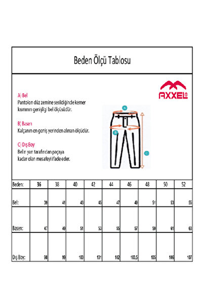 AXXEL Γυναικεία φόρμα μπλέ Navy Plus Size με τσέπη στο κάτω μέρος Classic Leg-P376