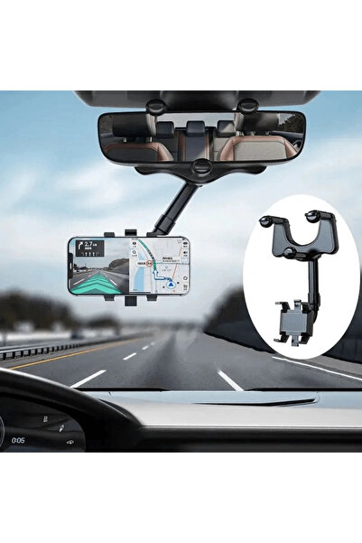 Yenimiyeni Dikiz Aynasına Takılan Teleskopik Telefon Tutucu