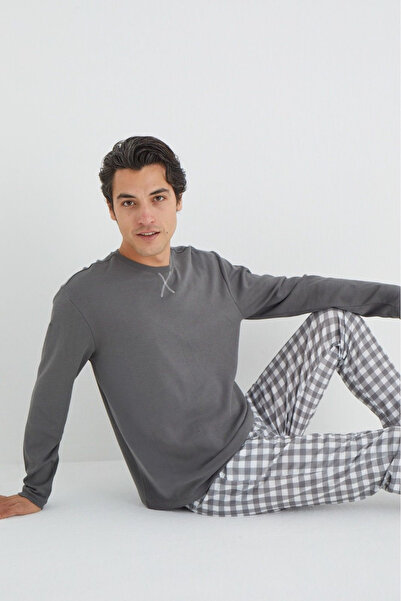 İPEKTENİM TEKSTİL Σετ ανδρικών πιτζάμες