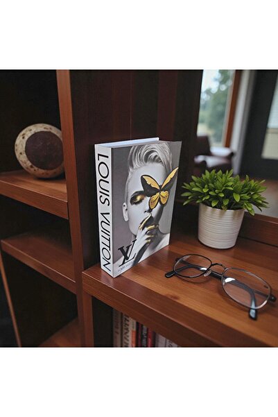 MagicHomeDecor Louis Vuitton Kelebek Dekoratif Kitap Kutusu