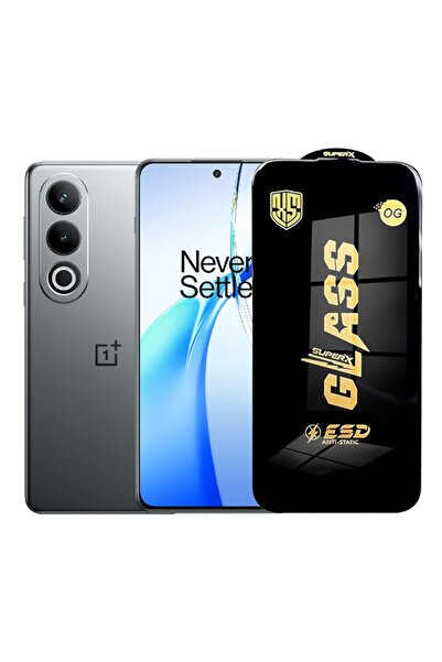 Flippy Protector de ecran pentru OnePlus Ace 3V - sticlă securizată ESD, margini negre, 0,35 mm