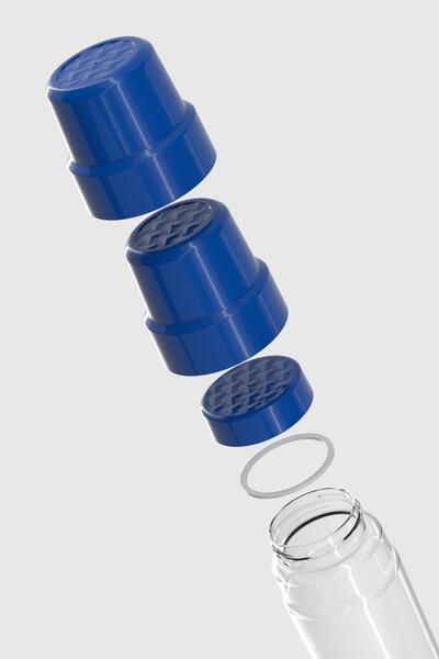 Renga Nest 800 ml Tritan Flask with Double Cup 912086 Blue