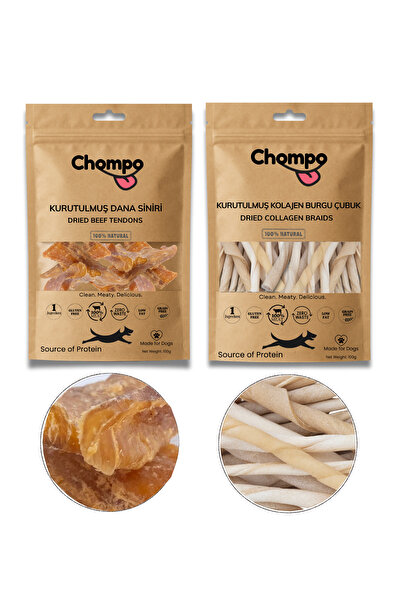 CHOMPO Diş Kaşıma 2'lisi Doğal Köpek Ödülü