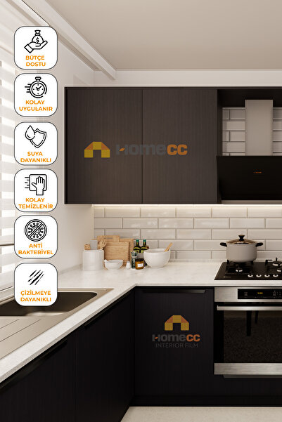 HOMECC İNTERİOR Naturel Fas Meşe Yapışkanlı Kaplama Folyo 120 cm – Mobilya, Duvar, Kapı, Mutfak İçin – KW321 - KW321