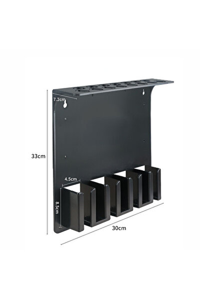 Choice صندوق تخزين أدوات الحلاقة الاحترافية بسعة كبيرة من النوع D وحامل أمشاط...