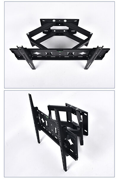 fulina حامل تلفزيون حائطي كامل الحركة لأجهزة التلفزيون مقاس 32-80 بوصة - قابل للدوران والإمالة للحصول على أقصى قدر من مرونة المشاهدة