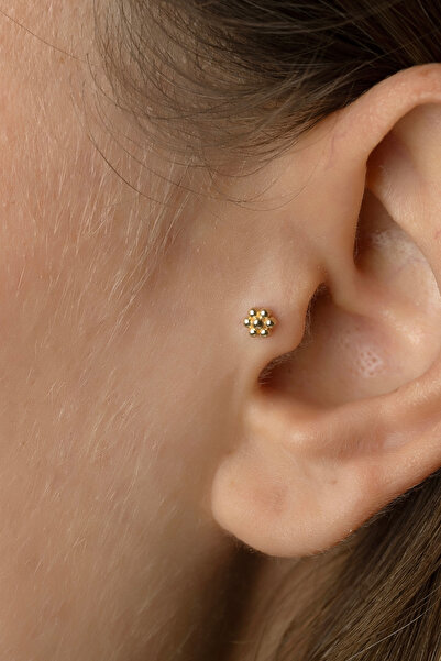 Safir Kuyumculuk Çiçek Piercing-tragus