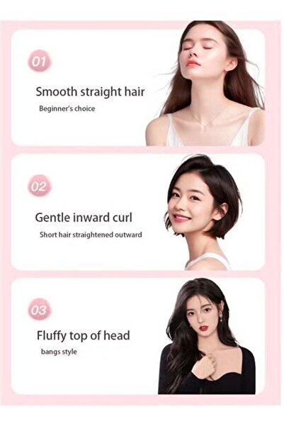 fulina Portable cordless hair straightener, USB rechargeable electric hair straightener, fast heating comb