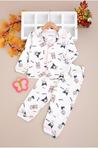 asiltr Girl's Labubu-Kromi Pajama Set (2-5 Years)