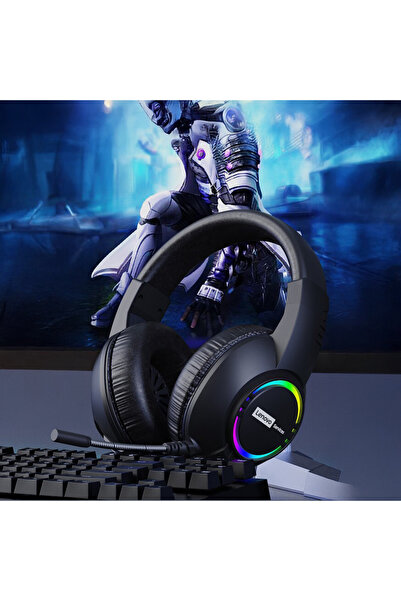 LENOVO E08 BLACK USB GAMING HEADPHONE