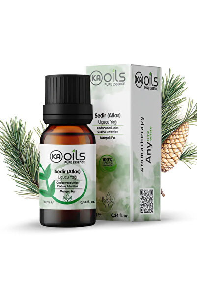 KAOils Pure Essence زيت خشب الأرز العطري 10 مل - زيت خشب الأرز الأطلسي العطري...