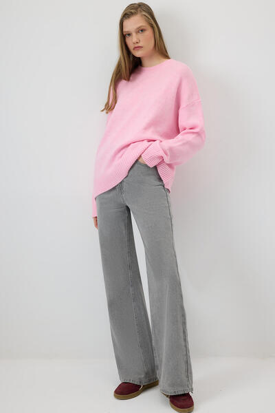 Touché Privé ΠΟΥΛΟΒΕΡ OVERSIZE ΜΟΝΟΧΡΩΜΑ