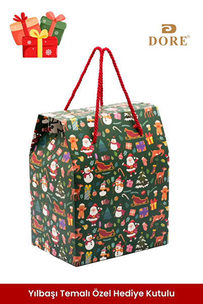 Dore Оригинален комплект от 12 чифта дамски чорапи в подаръчна кутия Зимен коледен подарък Комплект от 12 чифта чорапи от висок клас