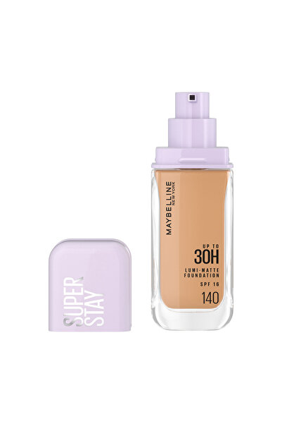 Maybelline New York مايبيلين نيويورك، كريم أساس سوبر ستاي لومي مات، تركيبة تدوم 30 ساعة، 140