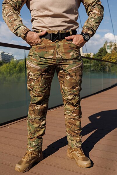 Lion camo Comfortable Tactical Pants, Scratch-Resistant with Abrasion Resistance