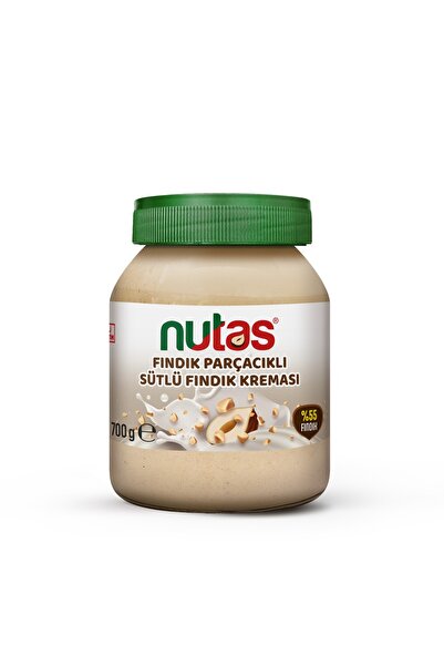 Nutas Fındık Parçacıklı Sütlü Fındık Kreması 700g