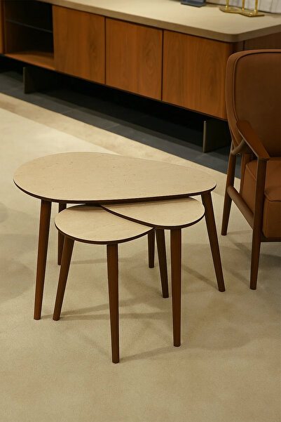 EDSY HOME Paris Zigon Sehpa Traverten