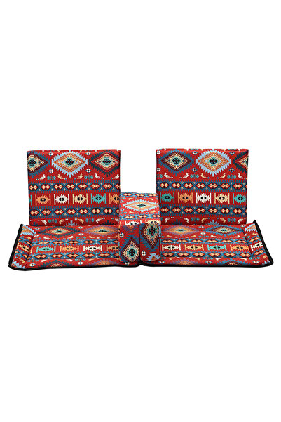 Lawazim Saudi Floor Chair with Back Support 112×122cm - Majlis Style Seating