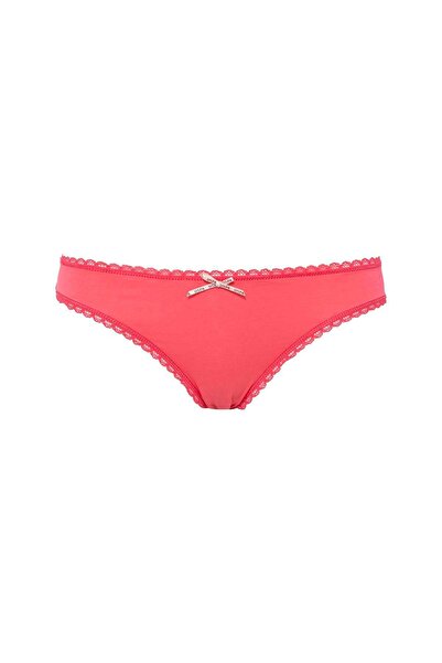 U.S. Polo Assn. - Women's Coral - Pink - Printed 3-Piece Slip