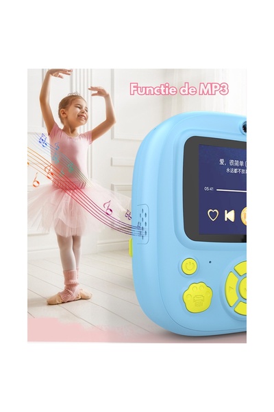 SMARTIC Instant printing copy machine, Full HD 1080p, 40MP, 2.0", SD 32GB+3 rolls, selfie+1 game+MP3