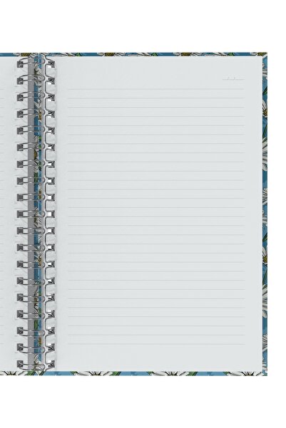 My Mia Art Daisy-Mini Hard Cover Spiral Notebook, 12X17 cm