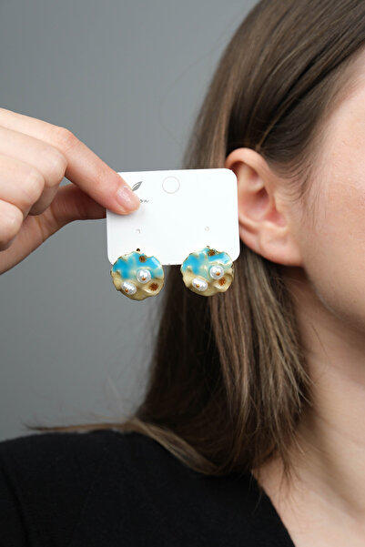 Jack Ferrero MİNELİ ÇELİK RENK ATMAZ KÜPE